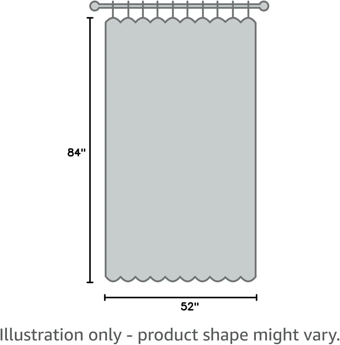 H.VERSAILTEX Linen Blackout Curtain 84 Inches Long for Bedroom/Living Room Thermal Insulated Grommet Linen Curtain Drapes Primitive Textured Burlap Effect Window Drapes 1 Panel - Heather Aegean Blue