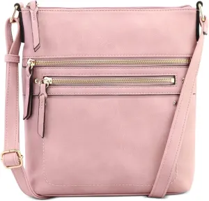INC International Concepts Women's Riverton Crossbody Pink Size Regular
