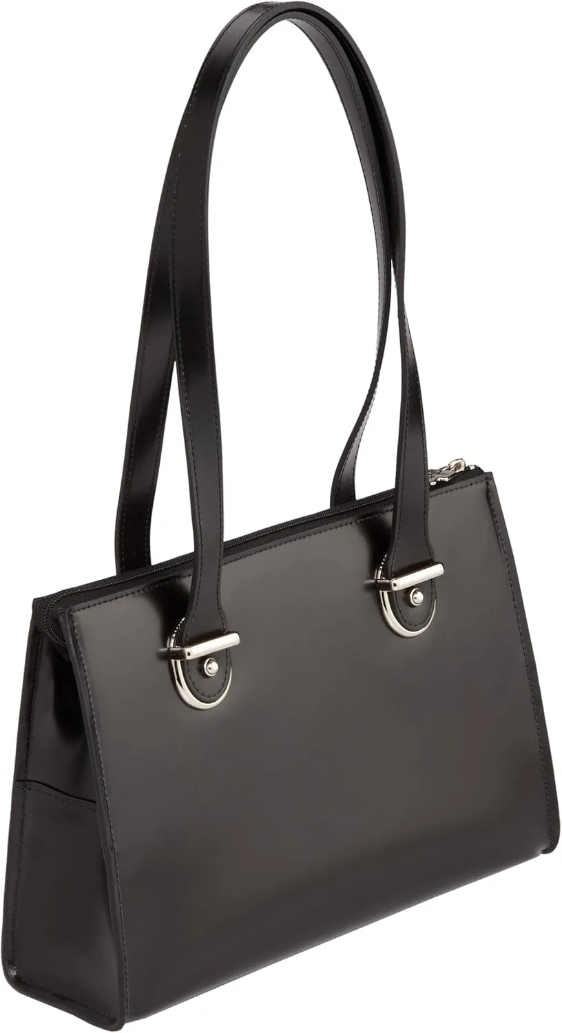 Jack Georges Milano Shoulder Handbag #3604 (Black)