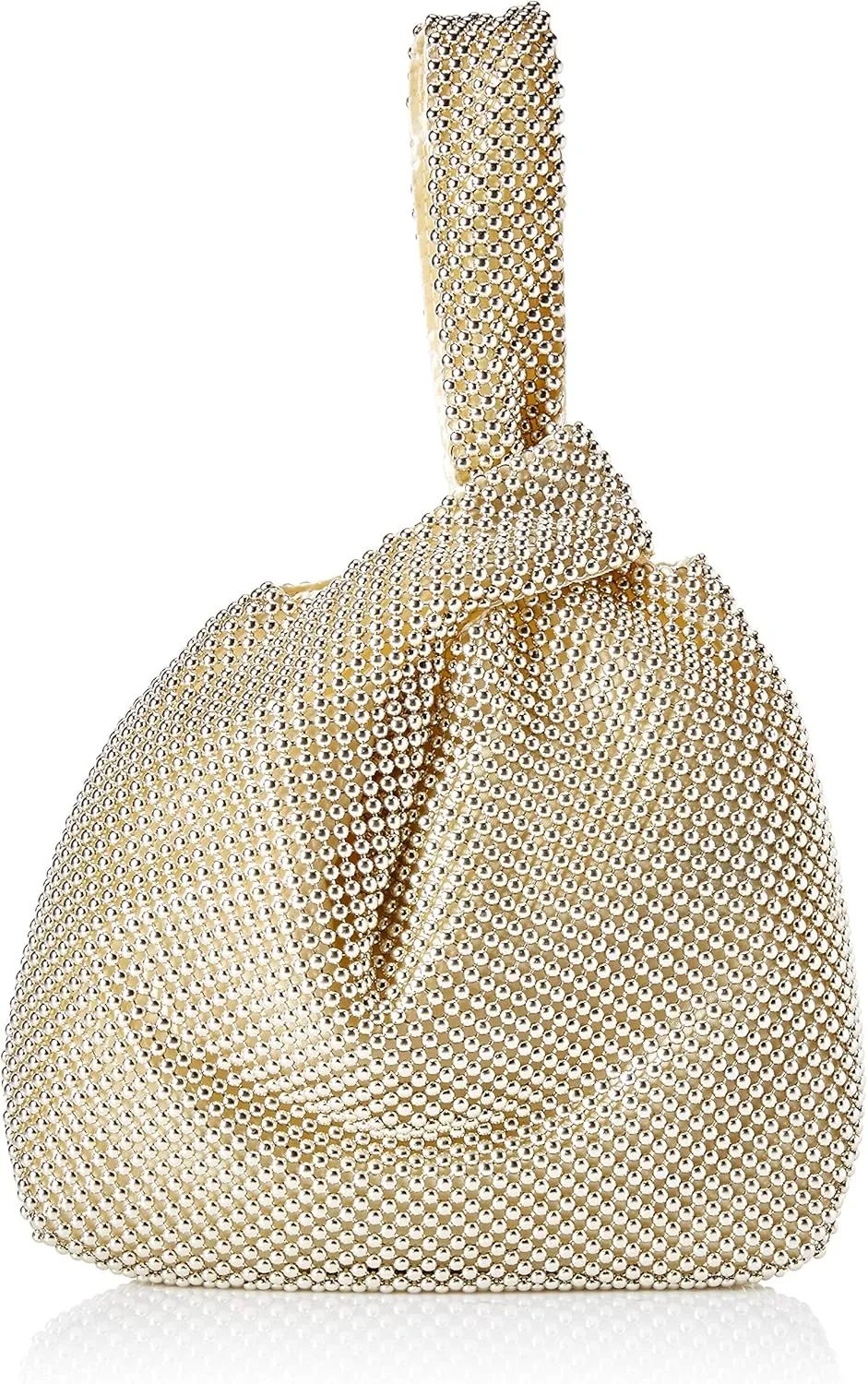 Jessica McClintock Womens Logan Mesh Pouch Evening Bag