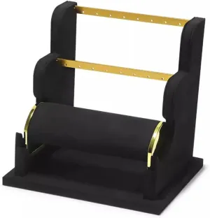 Jewelry Organizer Earring Display Stand, Velvet Jewelry Display Stand, Detachable Bracelet Display Organizer Stand, Jewelry Stand for Display