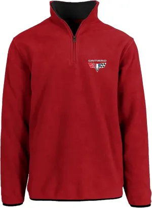 JH DESIGN GROUP Men’s Chevy Camaro Quarter Zip Fleece Sweatshirt 2 Colors