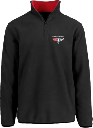 JH DESIGN GROUP Men’s Chevy Camaro Quarter Zip Fleece Sweatshirt 2 Colors