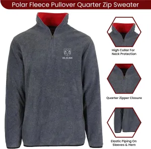 JH DESIGN GROUP Men’s Dodge Ram Truck Quarter Zip Fleece Sweatshirt 3 Colors