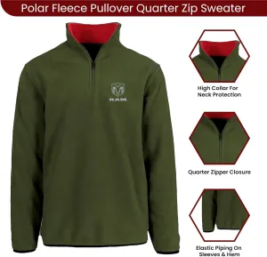 JH DESIGN GROUP Men’s Dodge Ram Truck Quarter Zip Fleece Sweatshirt 3 Colors
