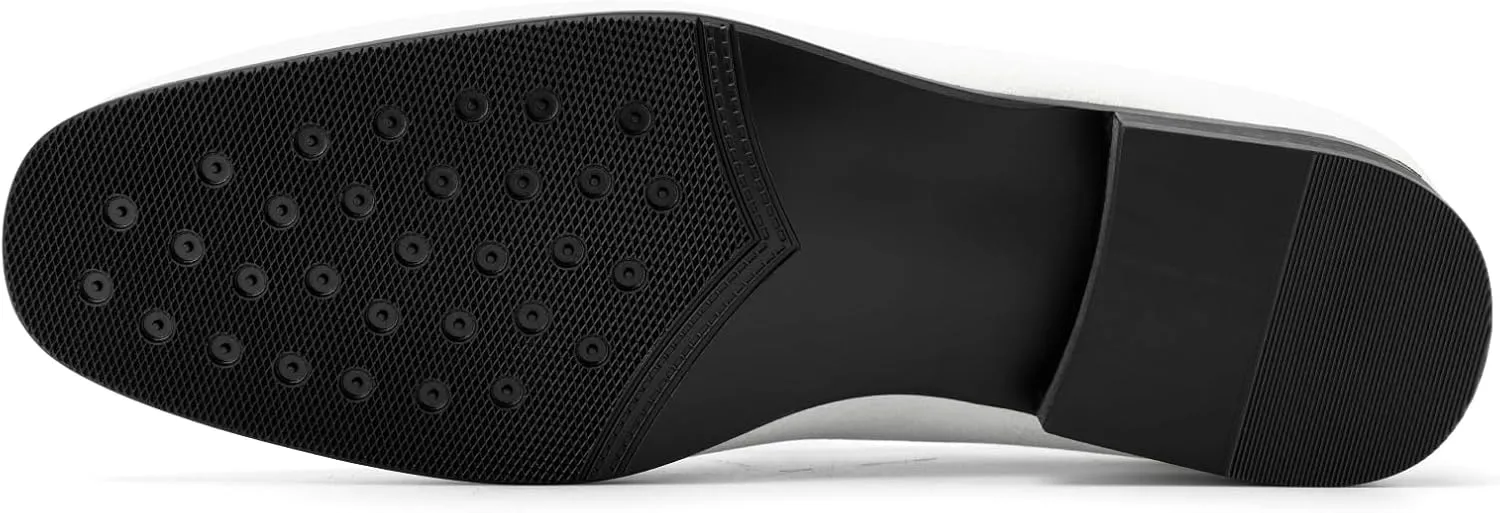 JITAI Men Loafers Slip-On Shoes for Men Fashion Dress Shoes Tuxedo Shoes