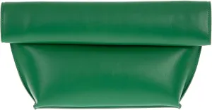 JNB Faux Leather Oversize Foldover Clutch