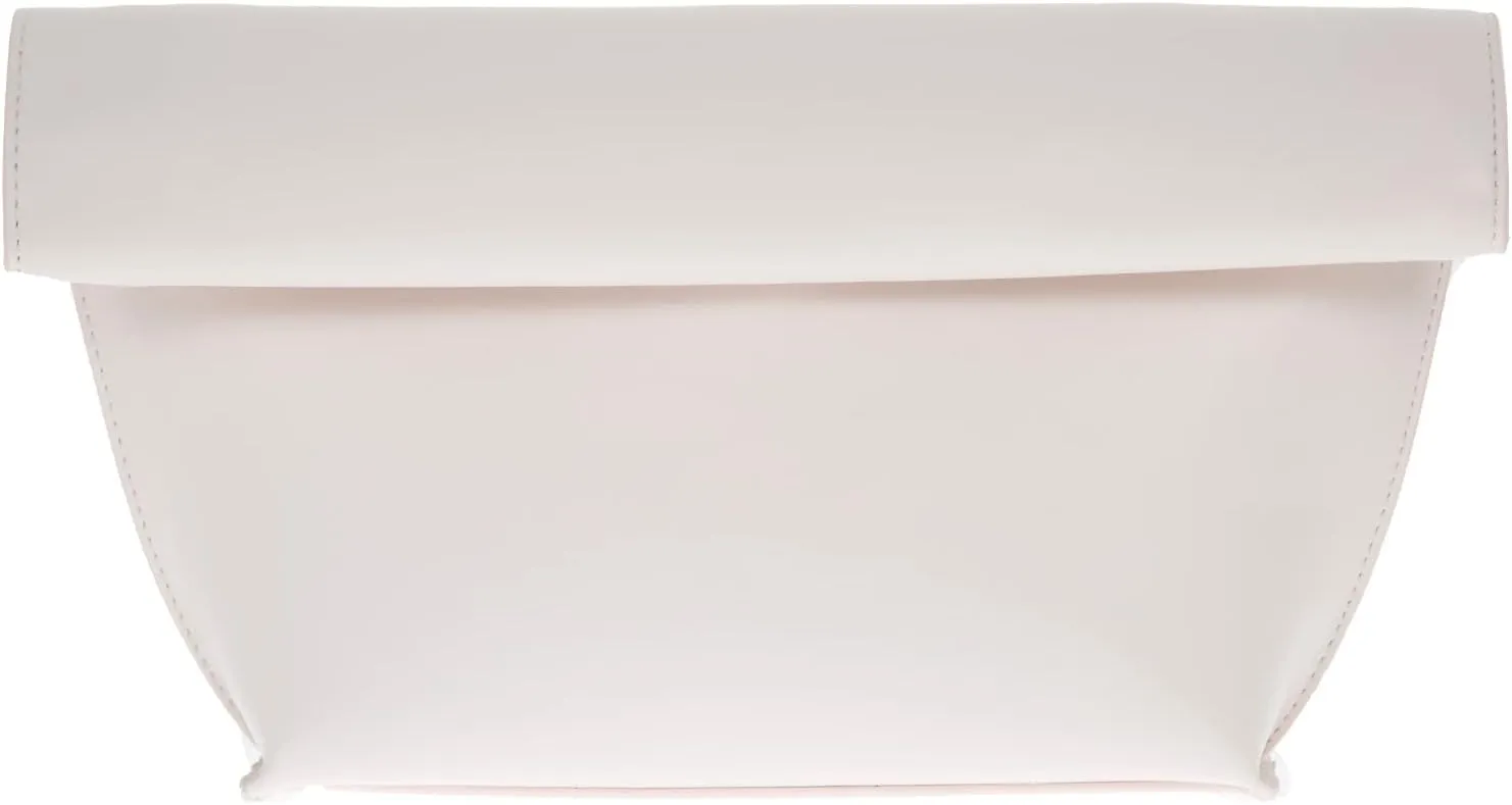 JNB Faux Leather Oversize Foldover Clutch