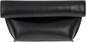 JNB Faux Leather Oversize Foldover Clutch