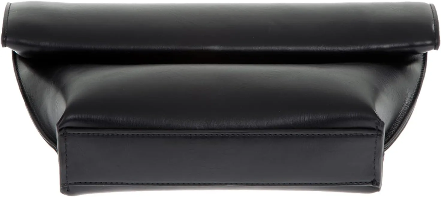 JNB Faux Leather Oversize Foldover Clutch