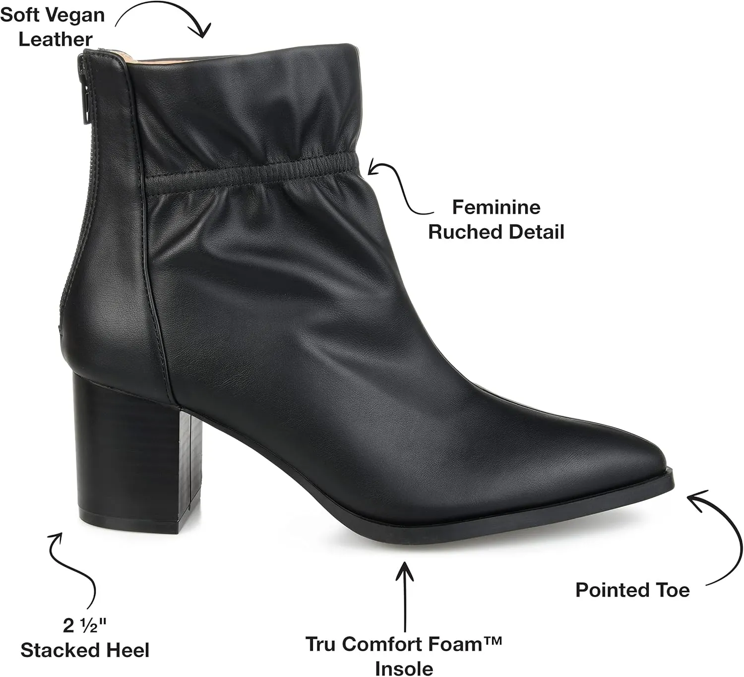 Journee Collection Women's Open-Toe Ankle Boots and Booties
