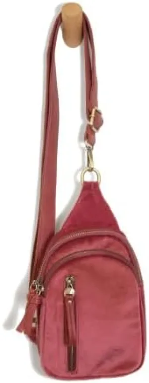 Joy Susan Velvet Sling Bag