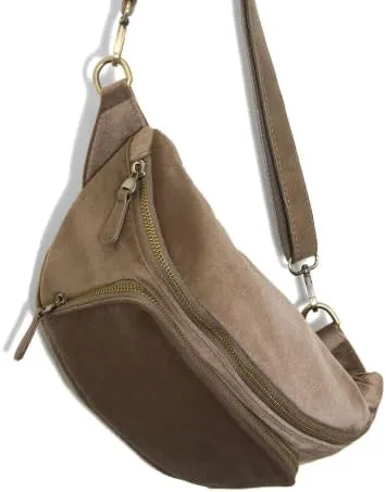 Joy Susan Women's Fashion Crossbody Purse Velvet Rory Organizer Sling Belt Bag