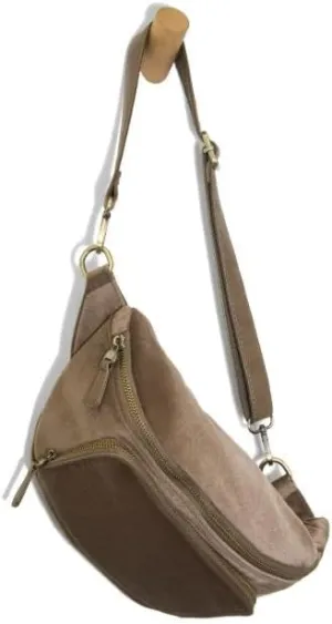 Joy Susan Women's Fashion Crossbody Purse Velvet Rory Organizer Sling Belt Bag