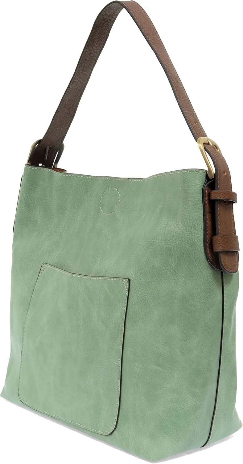 Joy Susan Womens Faux Leather: Hobo 2-in-1 Handbag