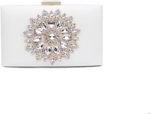 JSEIAJB Diamond-encrusted Dinner Hand Bag Single Shoulder Cross-body Chain Small Bag Cross-body Bag