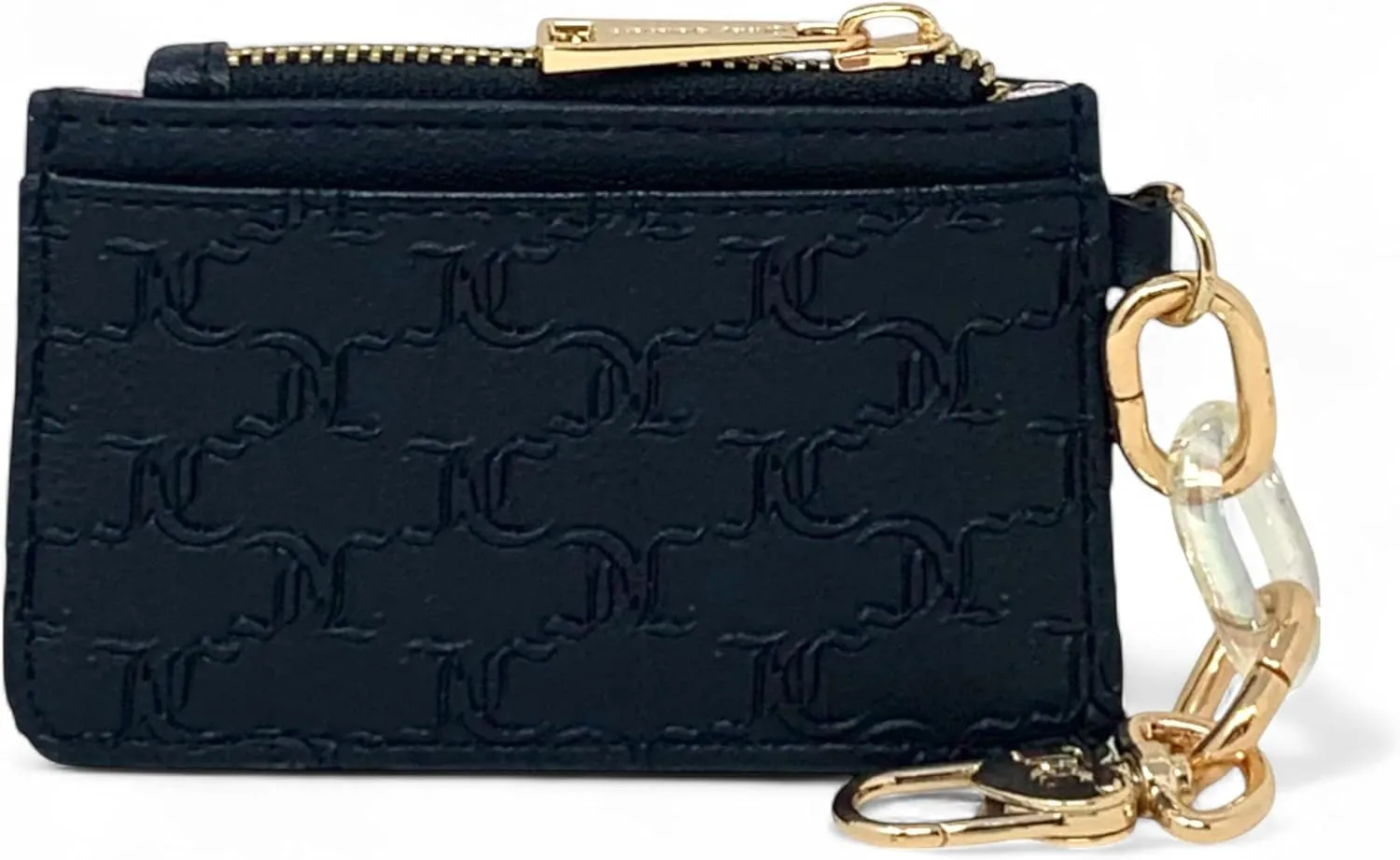Juicy Couture Women's Elongated Card Case with Clip (Bling Bling Liquorice)