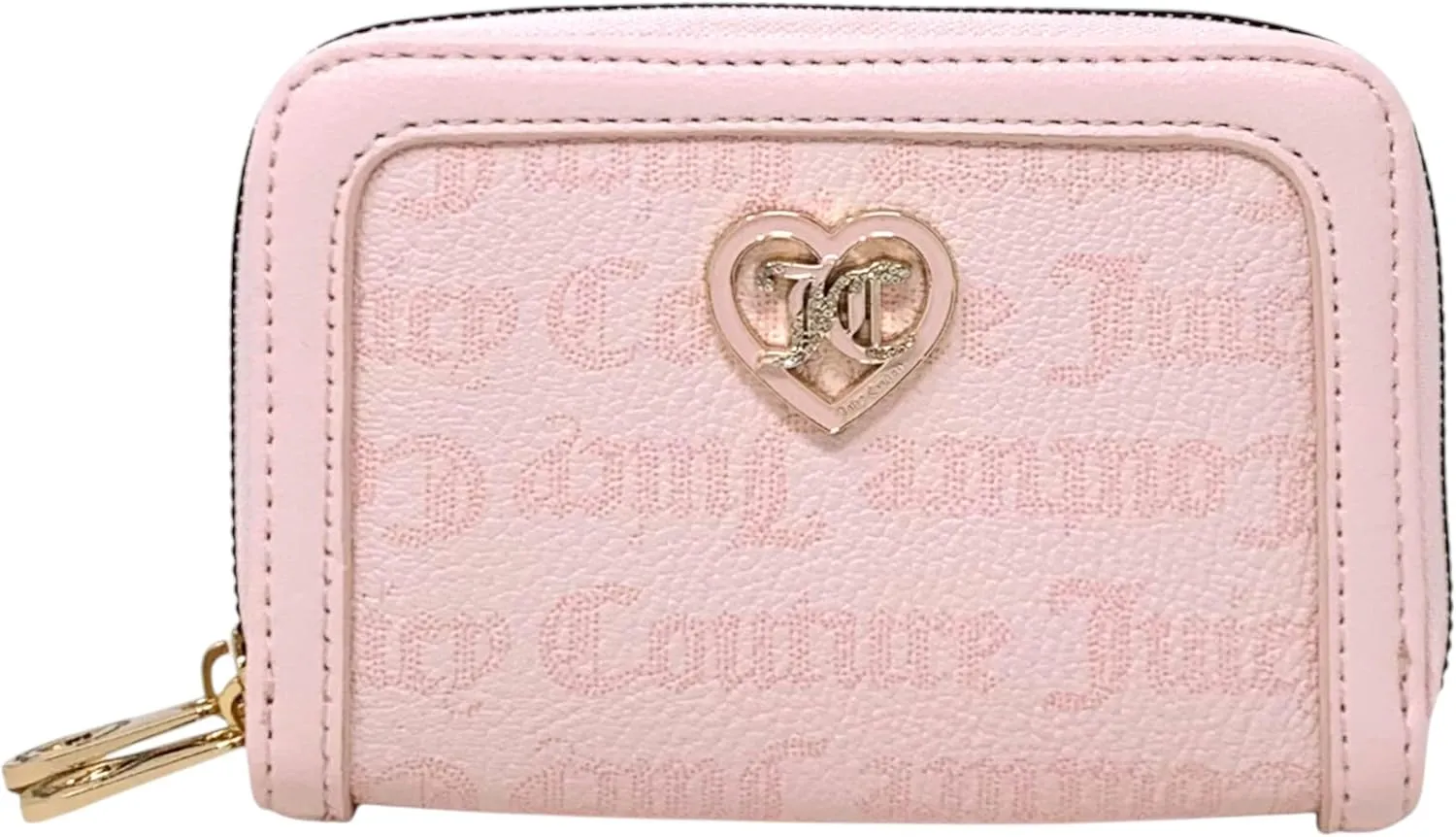 Juicy Couture Women's Medium Double Zip-Around Wallet (Flawless Powder Blush)
