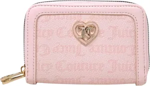 Juicy Couture Women's Medium Double Zip-Around Wallet (Flawless Powder Blush)