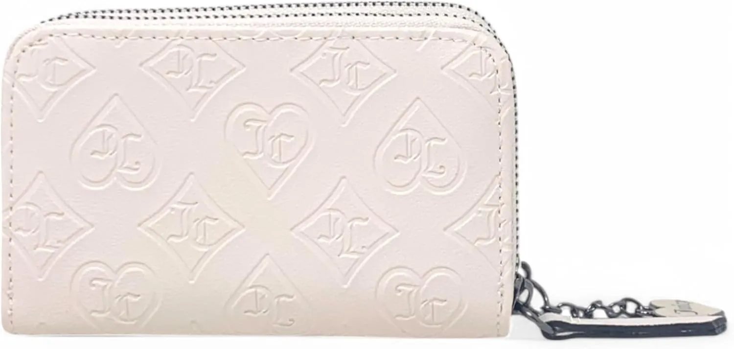 Juicy Couture Women's Medium Double Zip Around Wallet (Good Times Crystal)