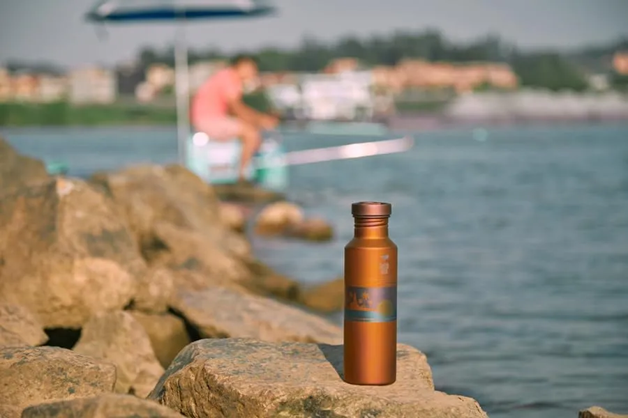 Keith Titanium Artistry Collection: Artisan Bottle and Mug Series (Ti3530 Artisan Sunset Glow Bottle)