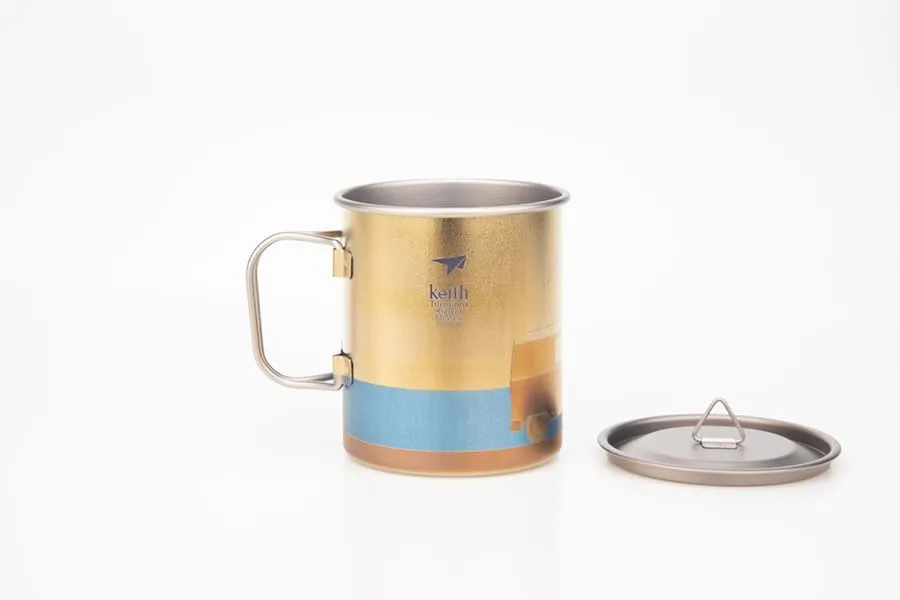 Keith Titanium Artistry Collection: Artisan Bottle and Mug Series (Ti3534 Artisan Mug (An Unplanned Trip))