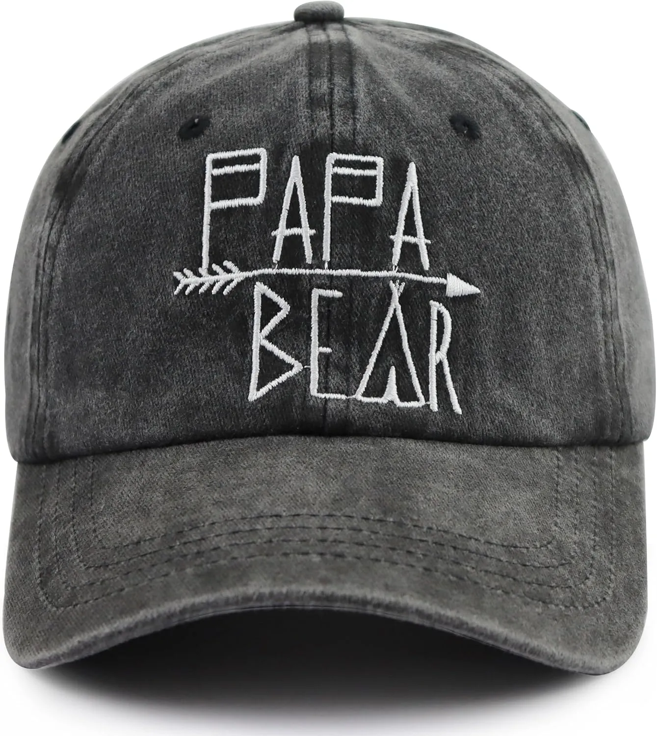 KKMKSHHG Unisex Mama Bear Denim Hat Adjustable Washed Dyed Cotton Dad Baseball Caps