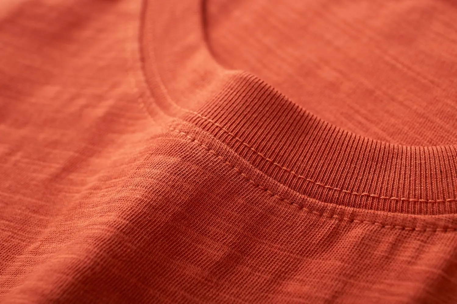 KLIEGOU Men's Slub Cotton Longline T-Shirt | 100% Textured Cotton Tee | Curved Hem | Crew Neck Casual Shirt | Pre-Shrunk