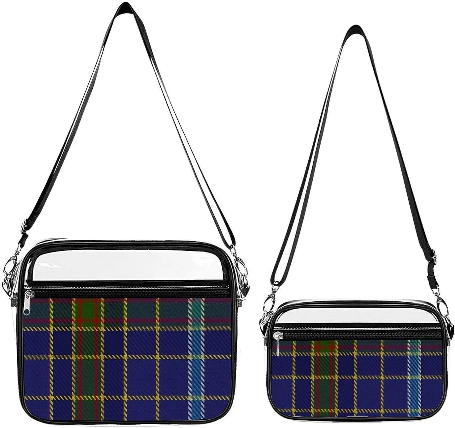 Knox Clan Family Tartan Transparent Cross Bag Two-piece Set
