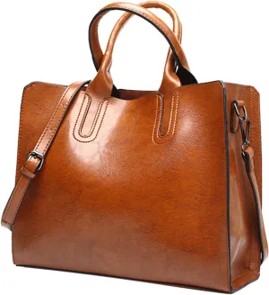 Ladies Shoulder Bag Fashion Solid Color Vintage Zipper Large Capacity Shoulder Handbag Womens Shoulder Bags (RD2, One Size)