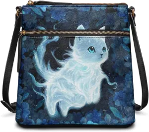Large Capacity Leather Shoulder Bag with Adjustable Strap for Women