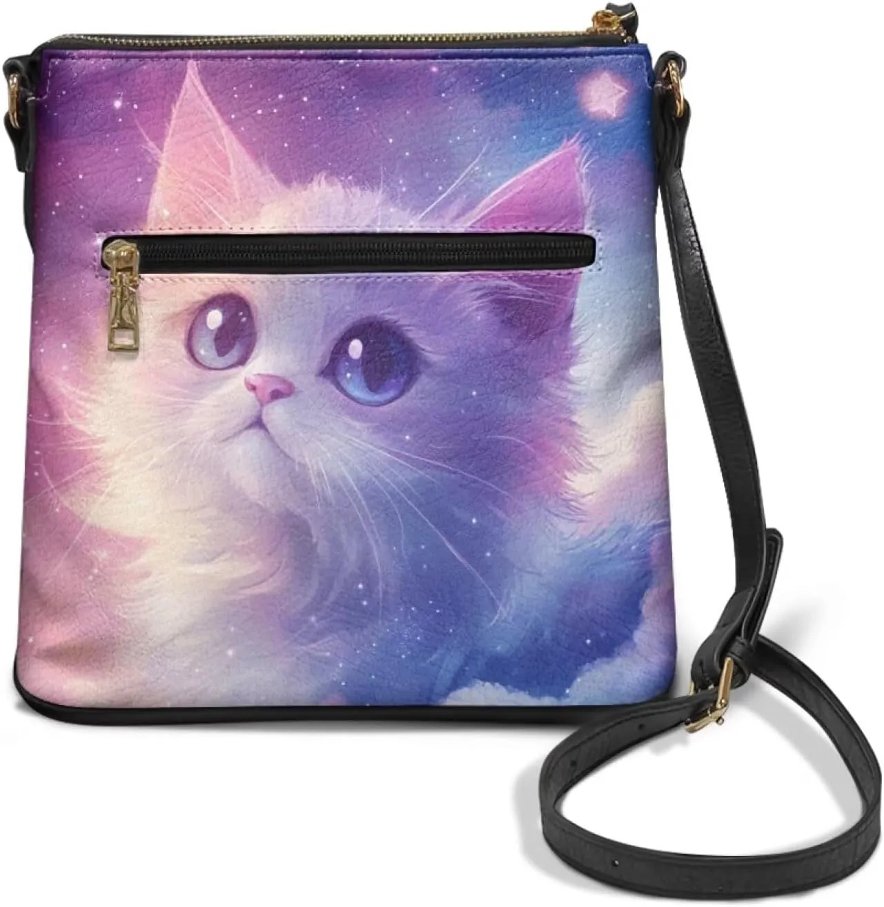 Large Capacity Leather Shoulder Bag with Adjustable Strap for Women