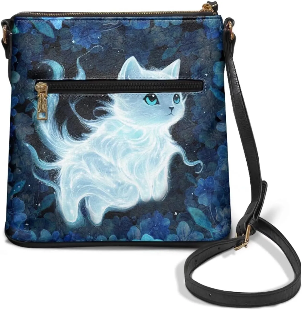 Large Capacity Leather Shoulder Bag with Adjustable Strap for Women