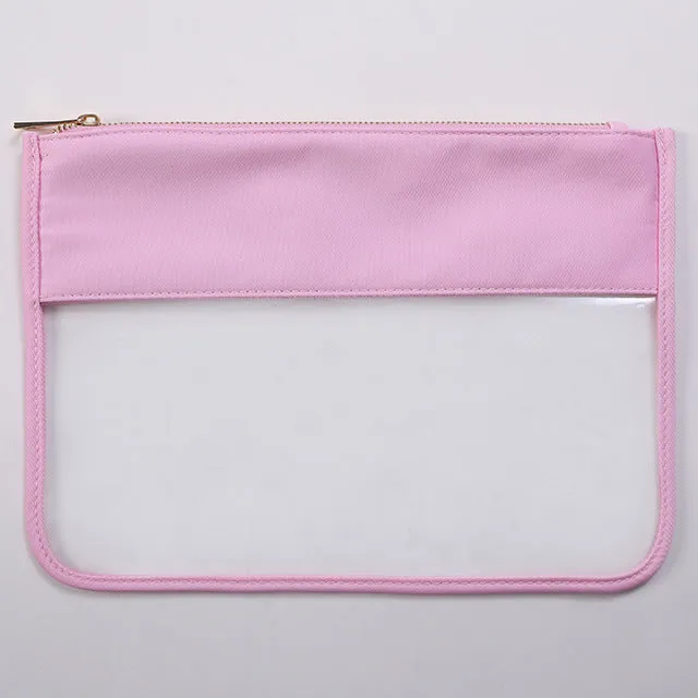 Large Capacity Transparent Short Trip Storage Cosmetic Bags