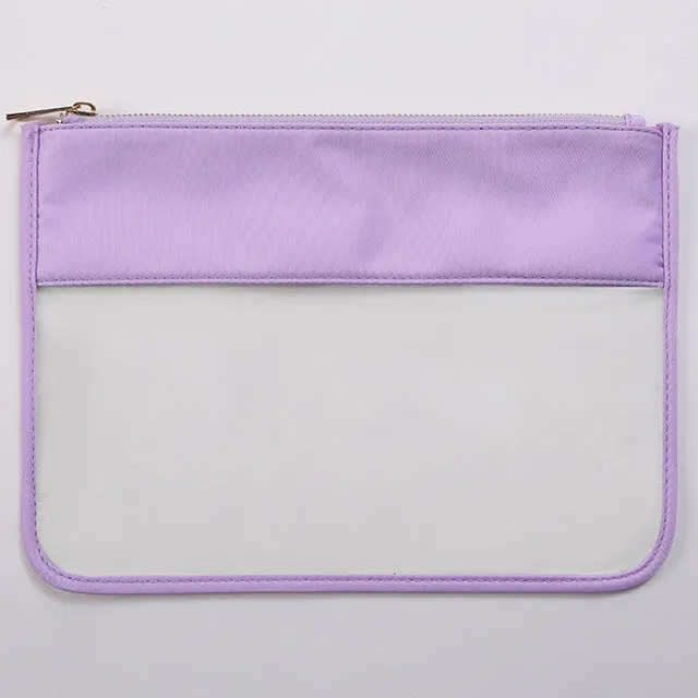 Large Capacity Transparent Short Trip Storage Cosmetic Bags