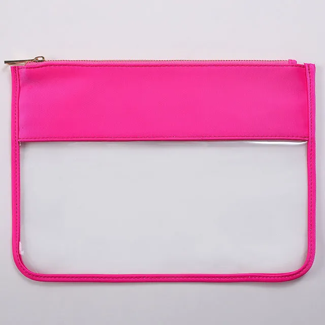 Large Capacity Transparent Short Trip Storage Cosmetic Bags