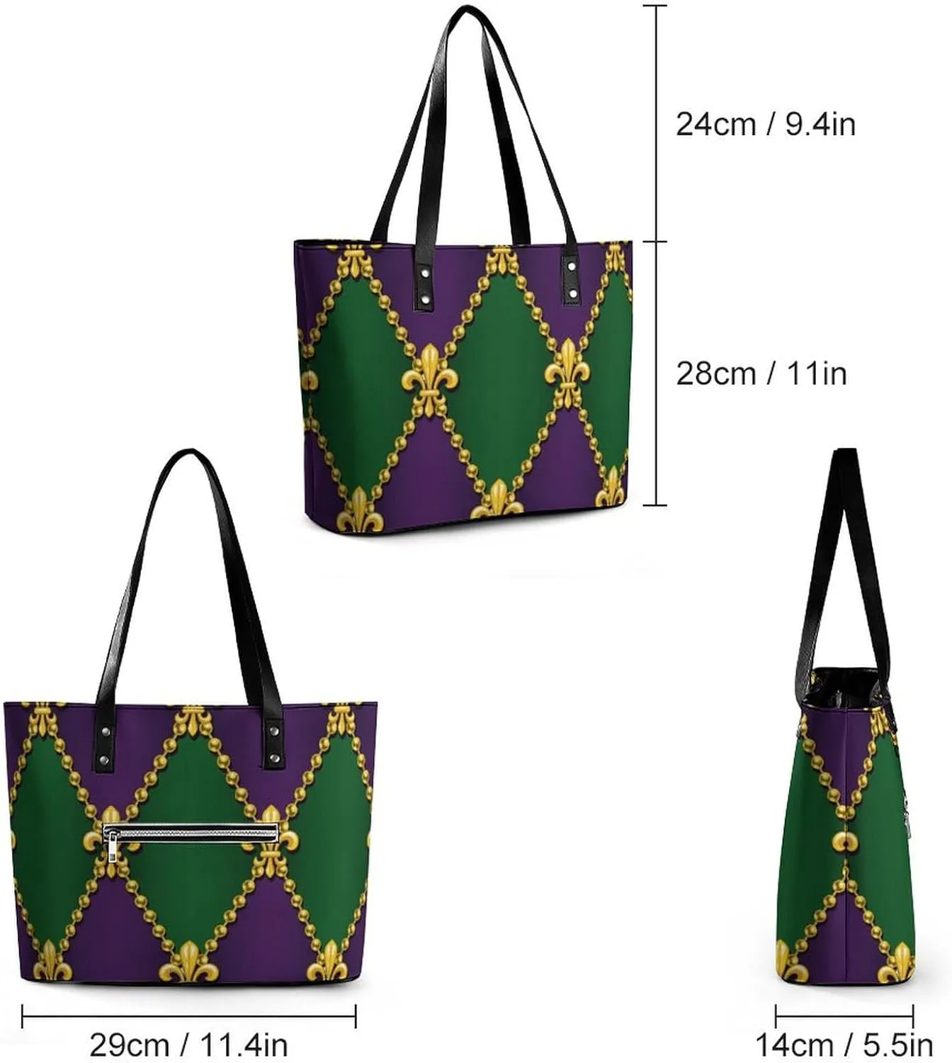 Large Capacity Work Tote Bag Handbag Waterproof Big Shoulder Commuter Bag