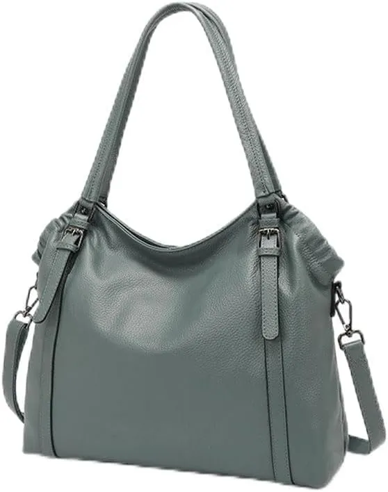 layer cowhide women's bag genuine leather large capacity handbag Soft shoulder crossbody bag