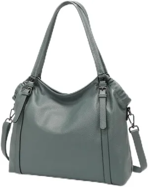 layer cowhide women's bag genuine leather large capacity handbag Soft shoulder crossbody bag