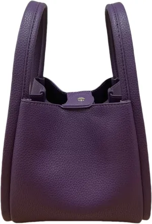 Leather Tote Bag Slouchy Handbag with Zipper Stylish for Women's