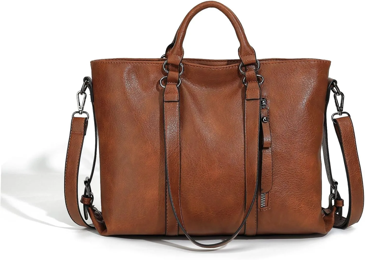 Leather Tote Handbags for Women Purse Hobo Shoulder Work Satchel Top Handle Large Bag