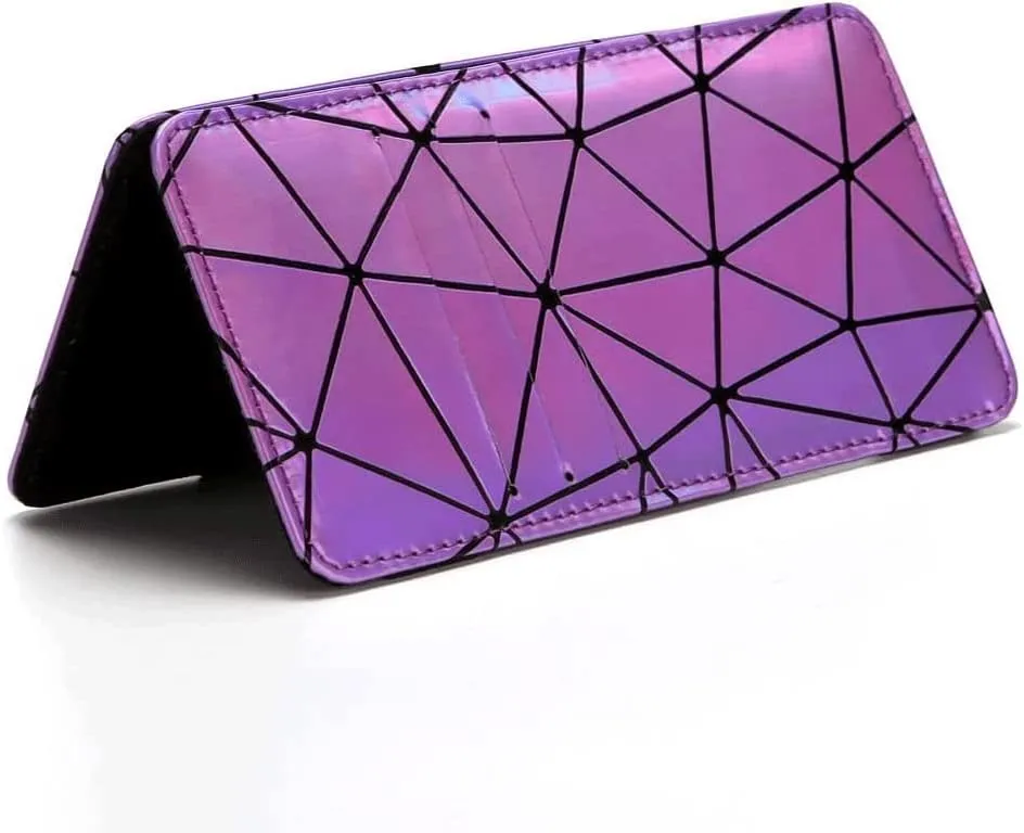 Leather Wallet Women's Pu Leather Wallet Large Capacity Long Slim Purse Clutch for Girls Ladies Vintage Fashion Coin Pocket Large Capacity (Bu,8.5x17cm)