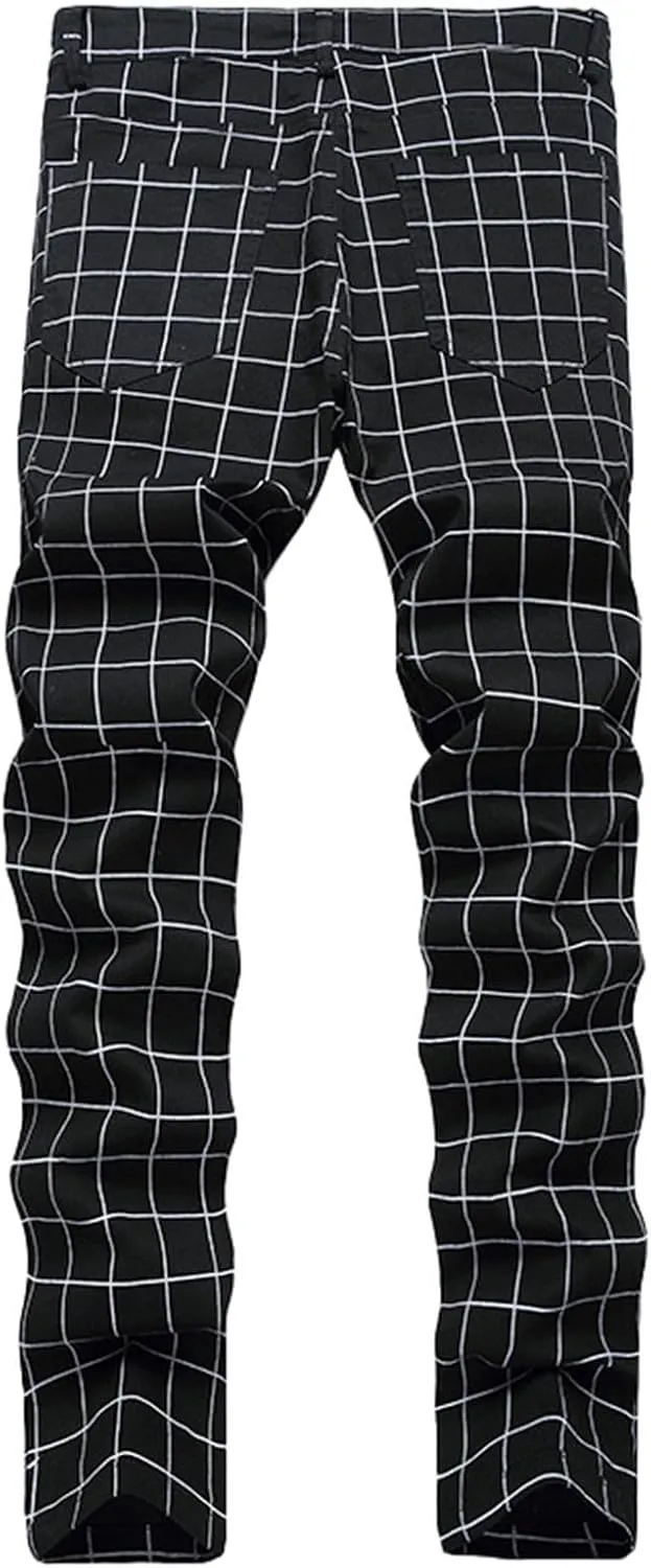 Leg Men's Pants Plus-Size Street Casual Jeans Man Jeans Men Stretch Jeans Mens Mens Relaxed Jeans Mens Straight
