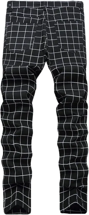 Leg Men's Pants Plus-Size Street Casual Jeans Man Jeans Men Stretch Jeans Mens Mens Relaxed Jeans Mens Straight