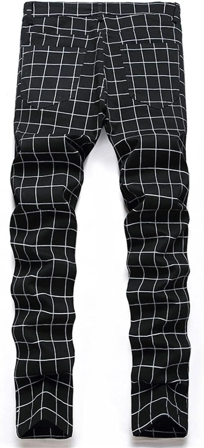 Leg Men's Pants Plus-Size Street Casual Jeans Man Jeans Men Stretch Jeans Mens Mens Relaxed Jeans Mens Straight