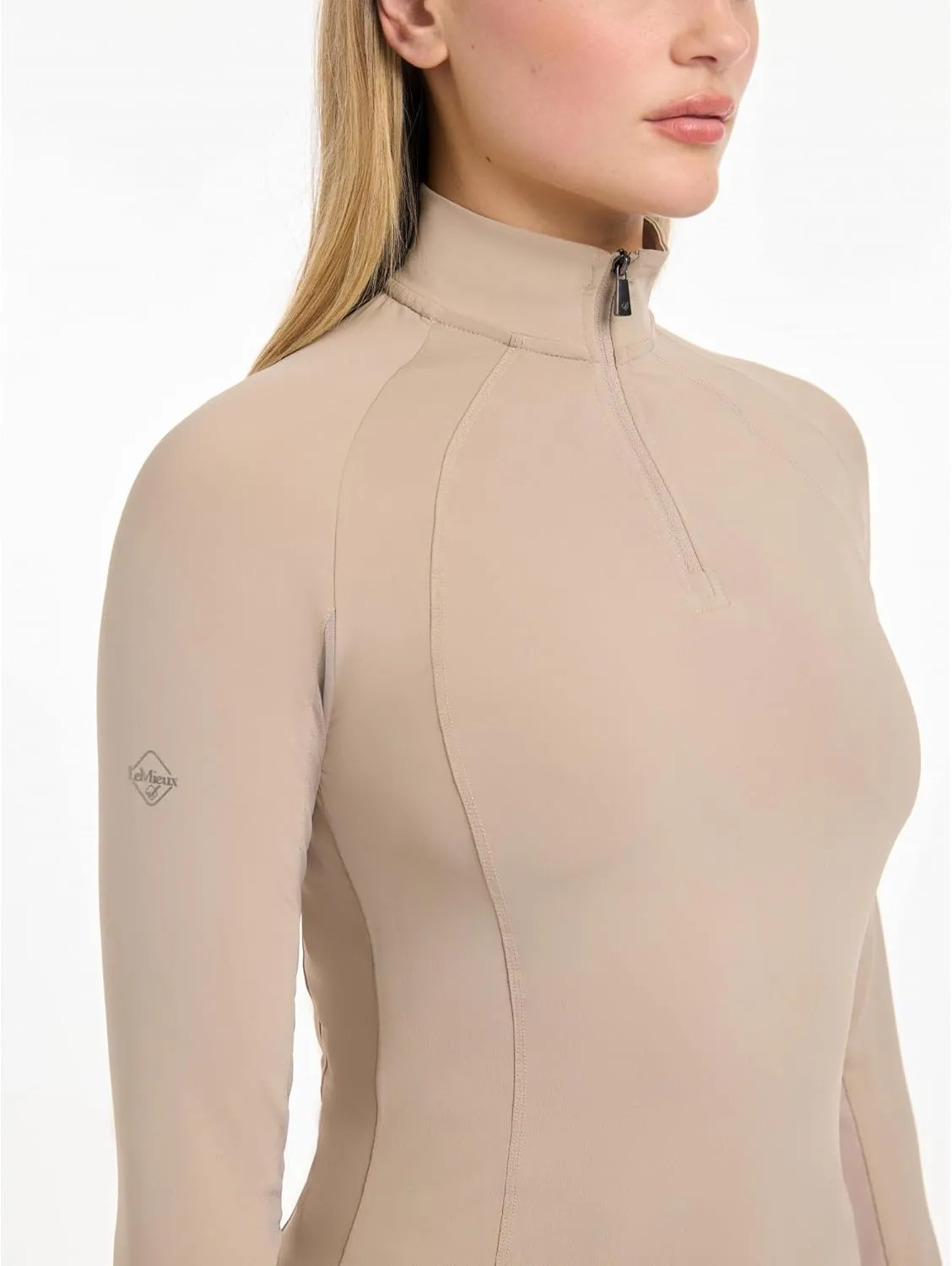 LeMieux Halle Lightweight Base Layer - UV30  Cooling Under Layer - Ventilated Mesh Under Sleeves - Womens Riding Top