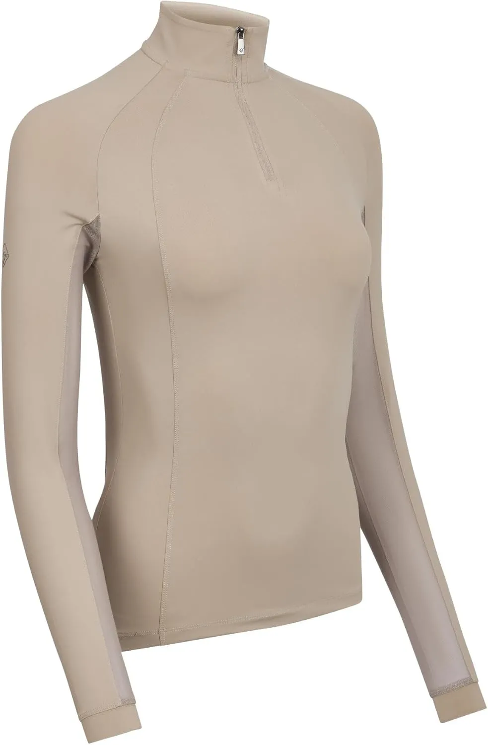 LeMieux Halle Lightweight Base Layer - UV30  Cooling Under Layer - Ventilated Mesh Under Sleeves - Womens Riding Top