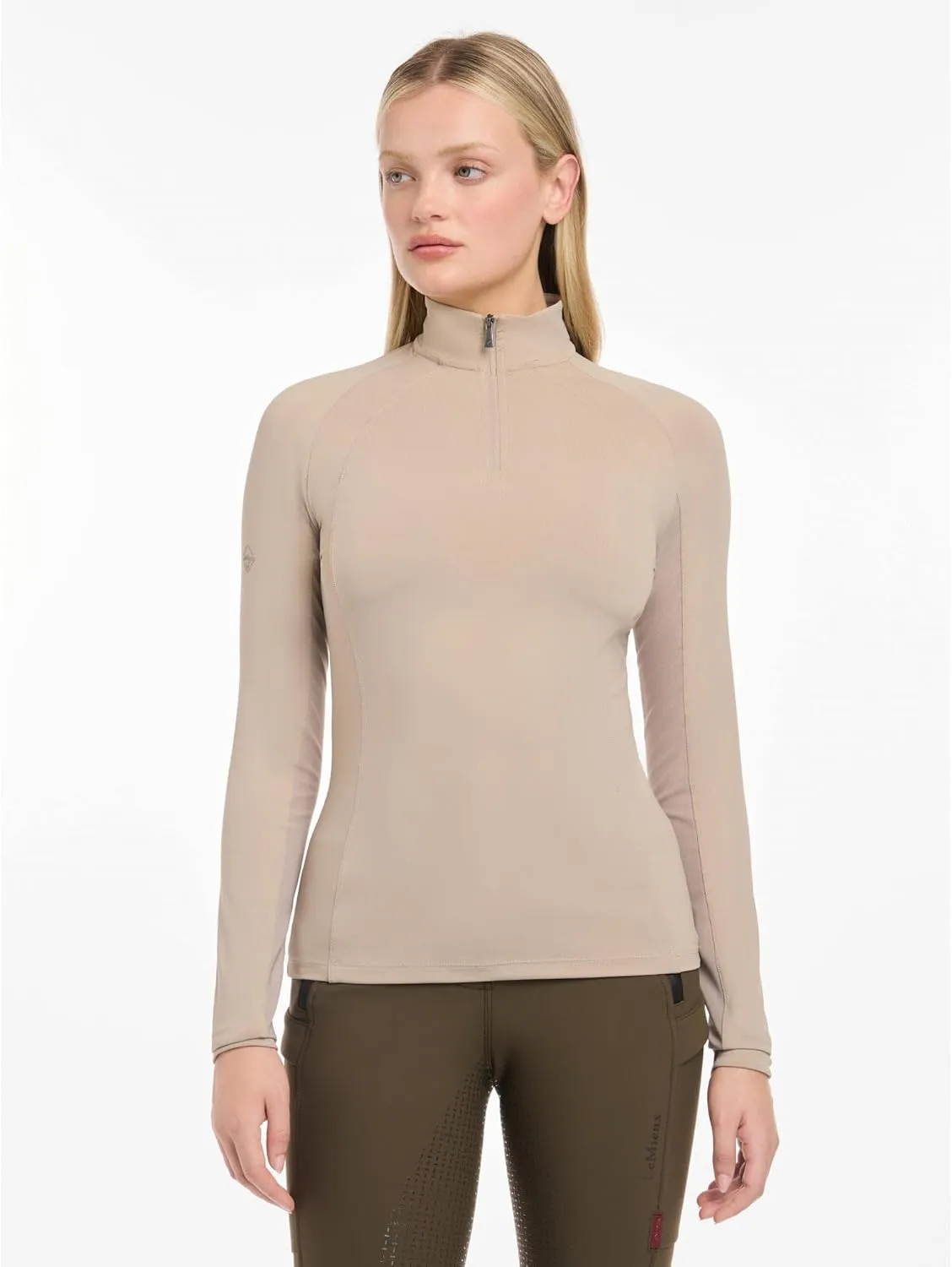 LeMieux Halle Lightweight Base Layer - UV30  Cooling Under Layer - Ventilated Mesh Under Sleeves - Womens Riding Top