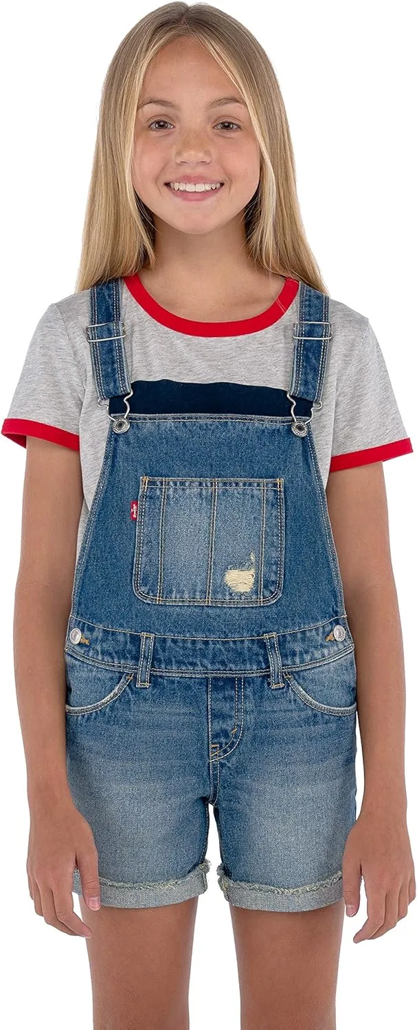 Levi's baby-girls And Baby Denim Shortall
