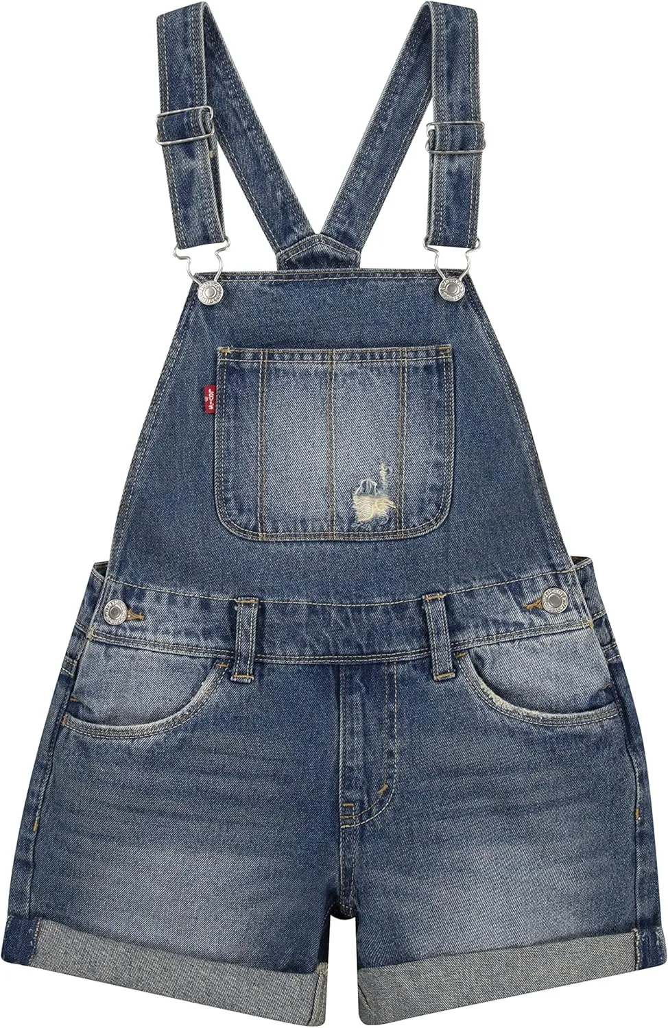 Levi's baby-girls And Baby Denim Shortall